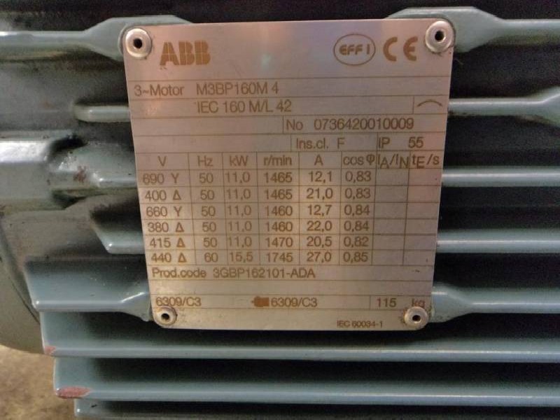 Трехфазный сервомотор ABB Typ: M3BP160M 4 ( M3BP160M4 ) gebraucht ! EM360 фото на Industry-Pilot